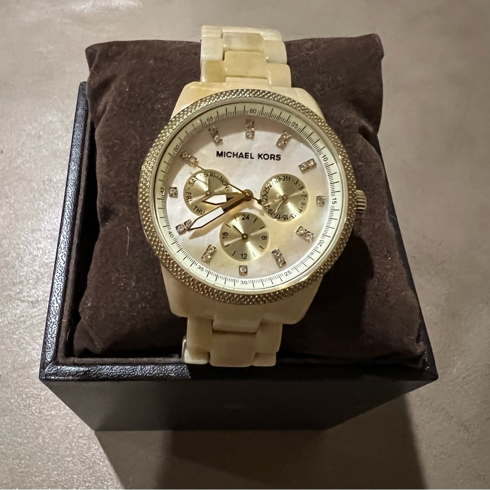 Michael Kors Mother of Pearl Chronograph Watch